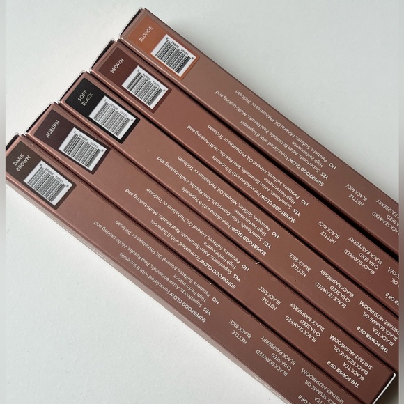 Yensa super brow defining pencil set- 5 shades ! Blonde browns auburn black✨